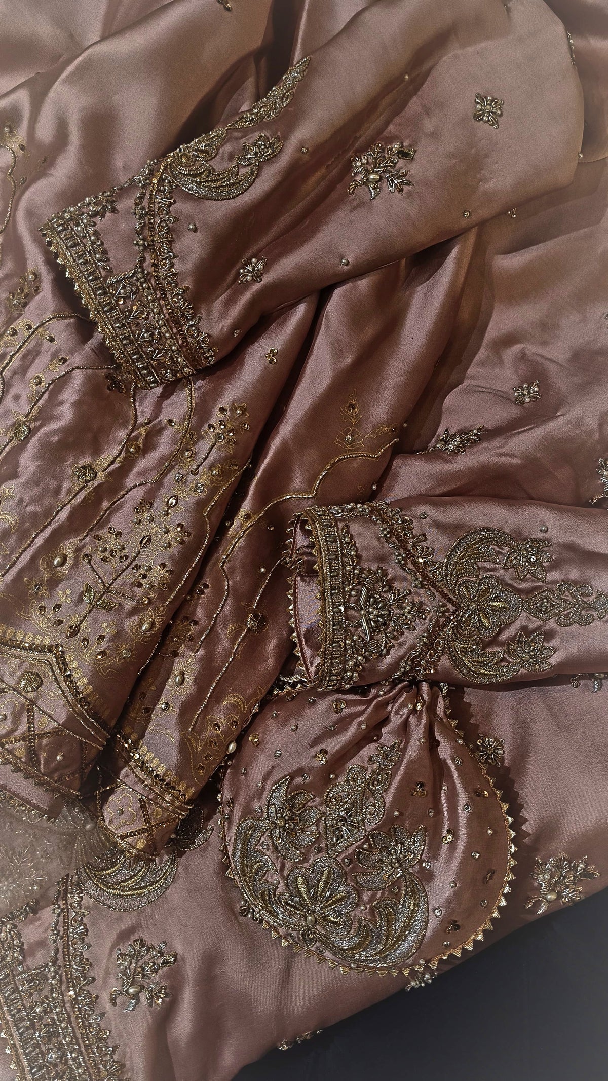 Blush silk