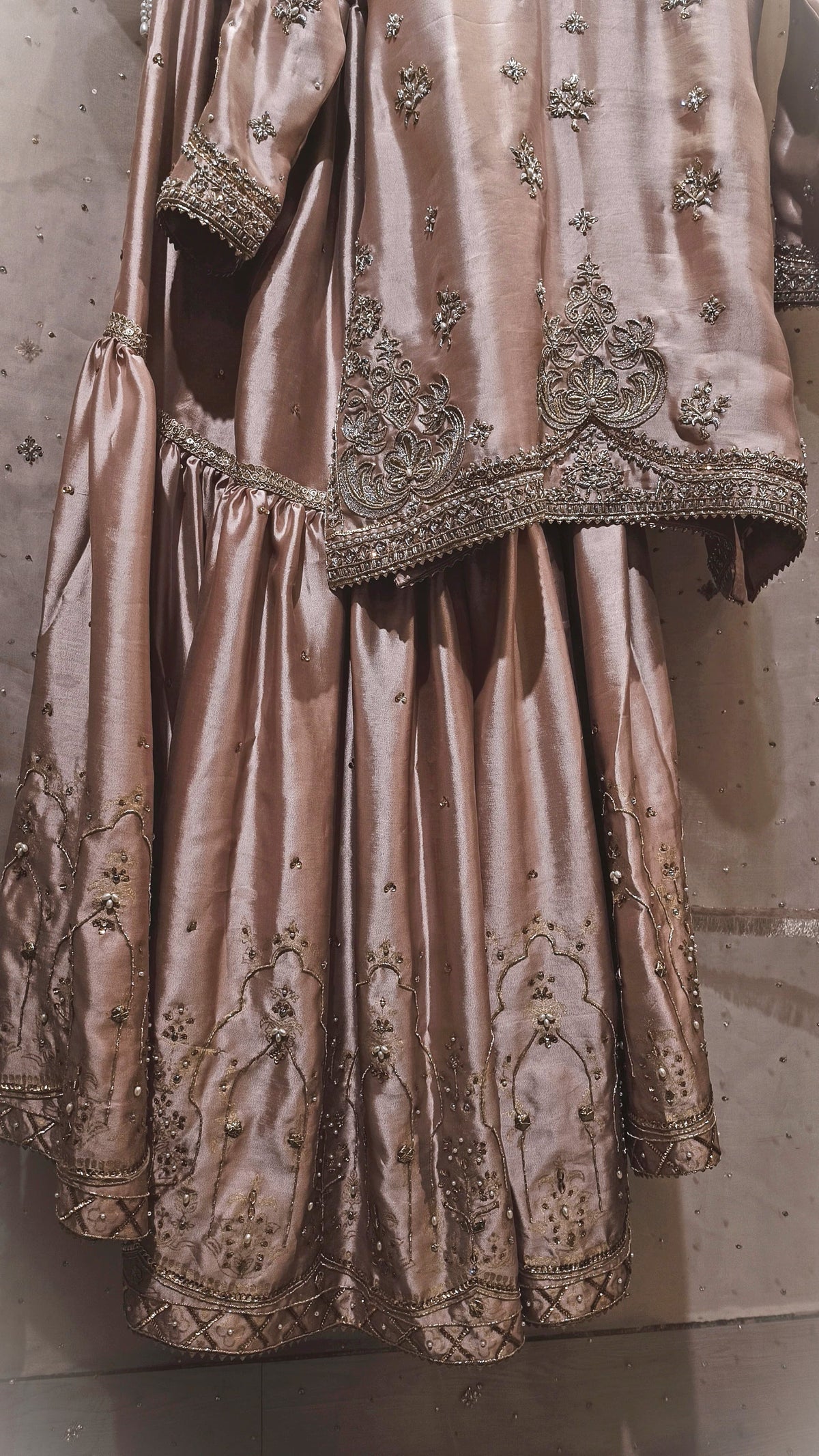 Blush silk
