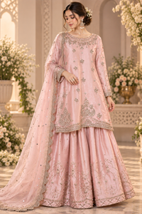 Blush silk