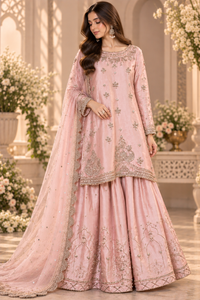 Blush silk