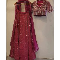 Elevate your style with this three-piece formal dress in self-printed georgette chiffon, paired with a luxurious bamber organza silk dupatta and handcrafted koti. Perfect for special occasions, it exudes elegance and sophistication with exquisite craftsmanship and timeless charm.